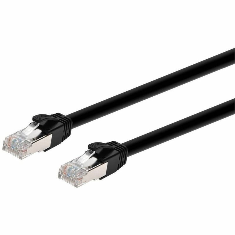 MONOPRICE CAT6A 1FT BLACK POE PATCH CABLE_ 100W_ POE ++ (IEEE 802.3AF/AT/BT)_ UT - Thumbnail 5