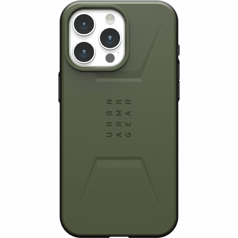 Urban Armor Gear Civilian iPhone 15 Pro Max Case - Olive Drab - Thumbnail 2