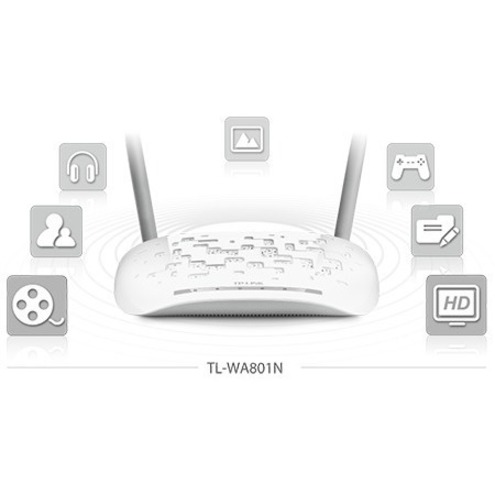 TP-Link TL-WA801N - IEEE 802.11n 300 Mbit/s Wireless Access Point - Thumbnail 4