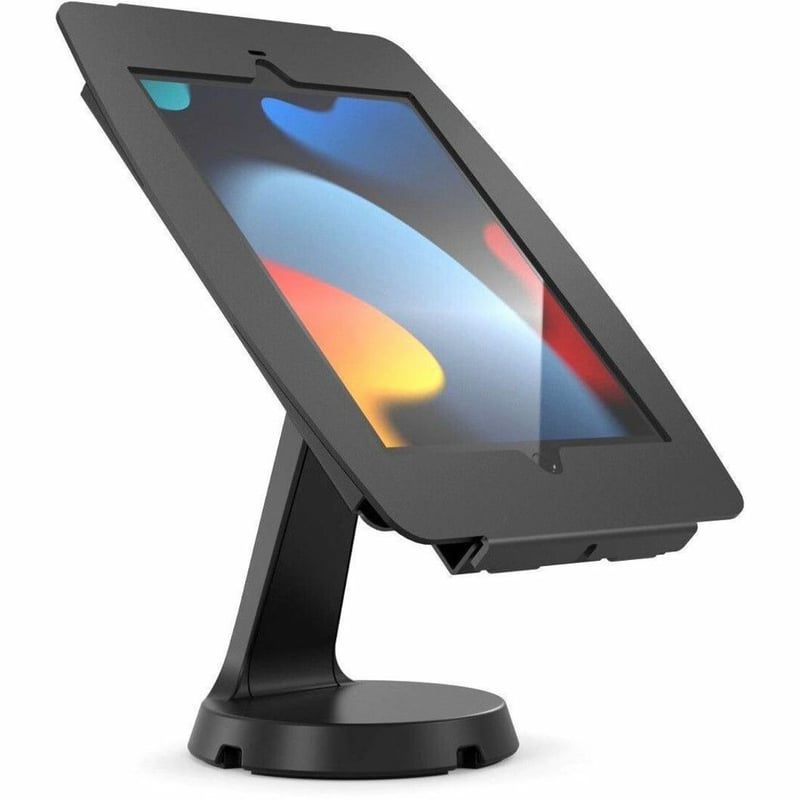 IPAD 10.2IN SPACE ENCLOSURE MAST COUNTER STAND - BLACK - Thumbnail 1