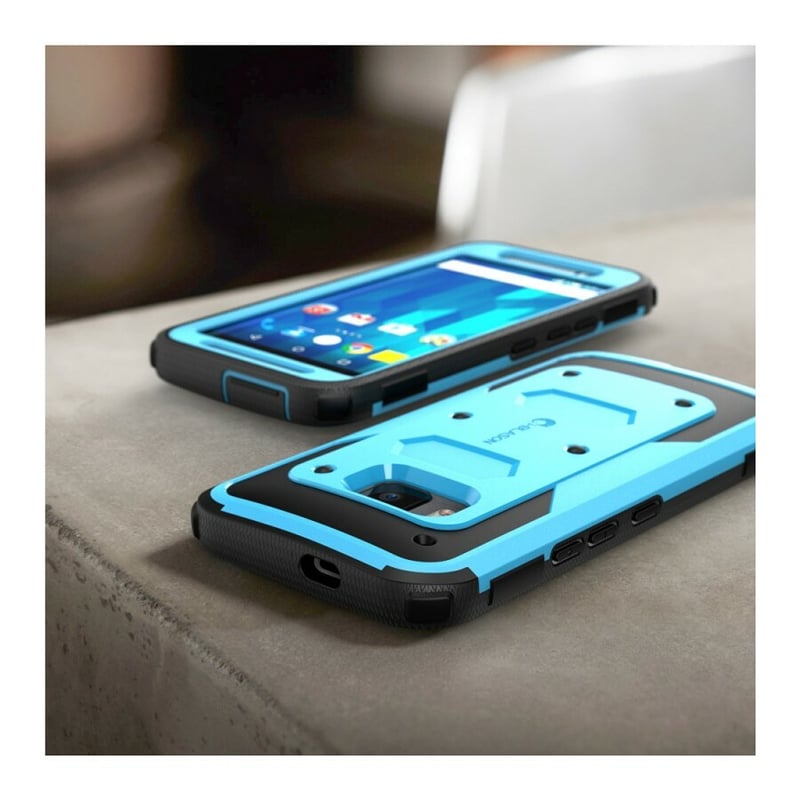 HTC ONE M9 ARMORBOX CASE - BLUE - Thumbnail 4
