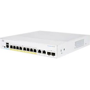 CBS350 MANAGED 8-PORT GE, FULL POE,2X1G COMBO REMANUFACTURED