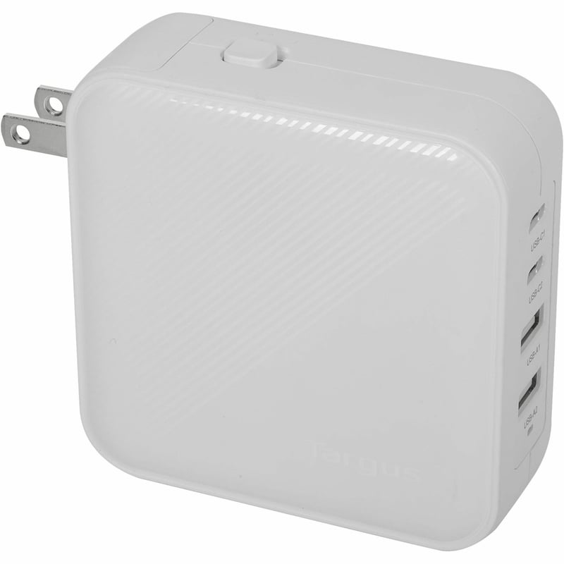 Targus PowerElite 100W GaN Wall Charger - White - Thumbnail 1