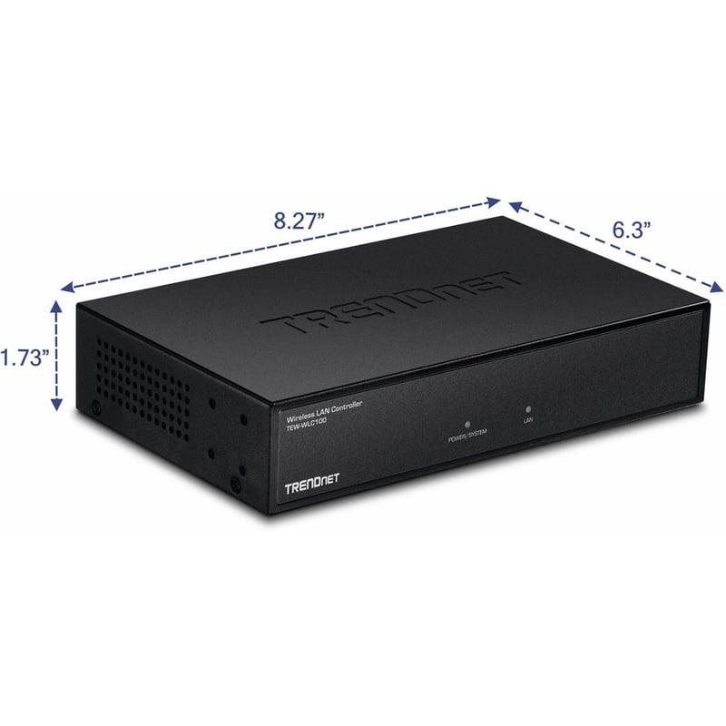 TRENDnet Wireless LAN Controller; Built-in 5-Port GB Switch; Compatible with: TEW-755AP/TEW-821DAP/TEW-825DAP; Access Point Management; TEW-WLC100 - Thumbnail 2