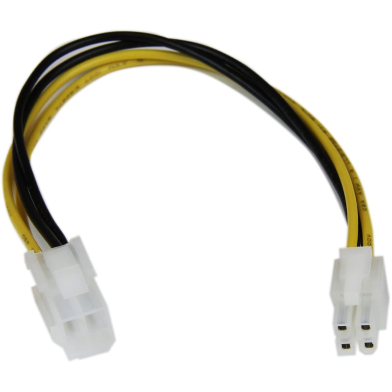 StarTech.com 8in ATX12V 4 Pin P4 CPU Power Extension - Thumbnail 1