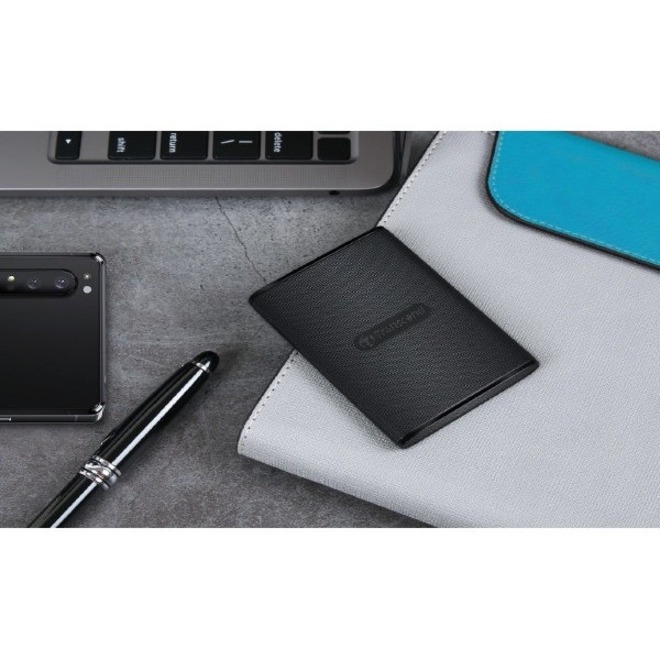 Transcend ESD270C 500 GB Portable Solid State Drive - External - Black - Thumbnail 5
