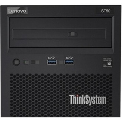 Lenovo ThinkSystem ST50 7Y48A02ENA 4U Tower Server - 1 Xeon E-2246G 3.60 GHz - 8 GB RAM - Serial ATA/600 Controller - Thumbnail 3
