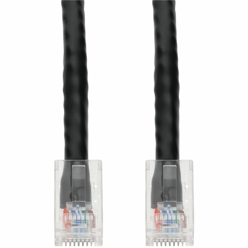 AddOn 4ft Black CAT 6 PVC Ethernet Cable Non-Booted RJ-45 M/M with Length Labels - Thumbnail 2