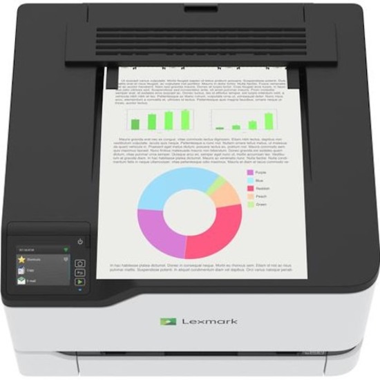 Lexmark CS430 CS431dw Desktop Wireless Laser Printer - Color - Thumbnail 2