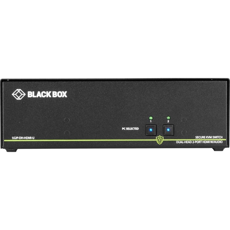 Black Box NIAP 3.0 Secure 2-Port Dual-Head HDMI KVM Switch - Thumbnail 3