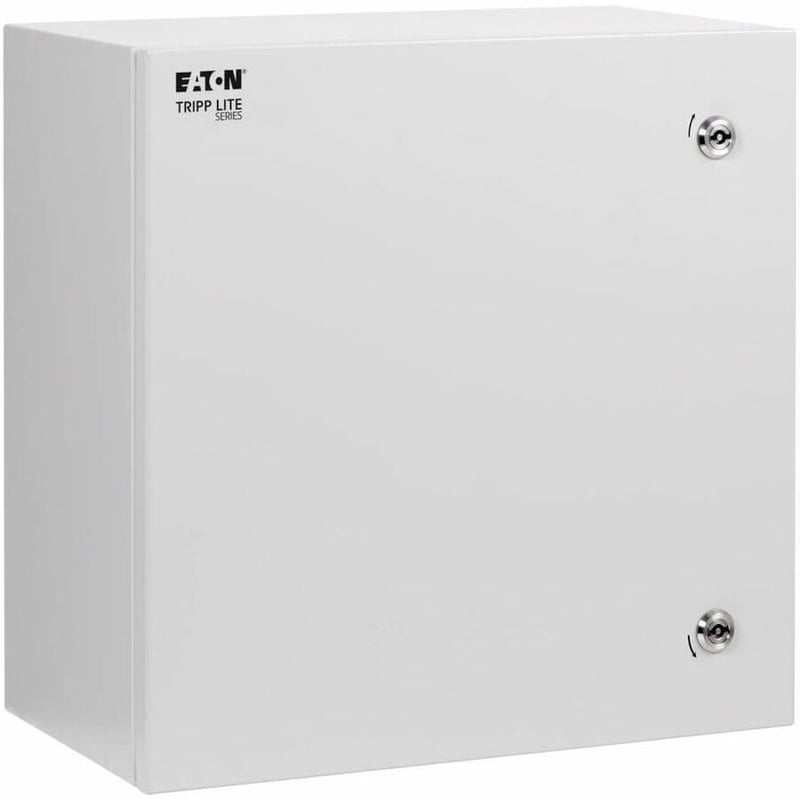 Tripp Lite by Eaton SmartRack Outdoor Industrial Enclosure with Lock - NEMA 4, Surface Mount, Metal Construction, 18 x 18 x 10 in., Gray - Thumbnail 1