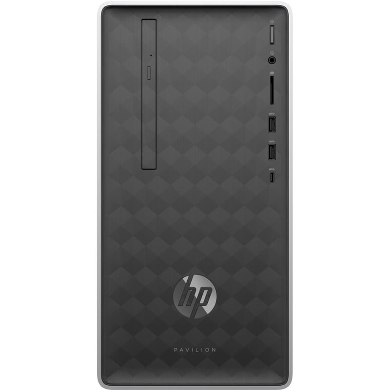 HP Pavilion 590-P0000 590-P0040 Desktop Computer - AMD Ryzen 5 2400G - 8 GB - 1 TB HDD - Thumbnail 1