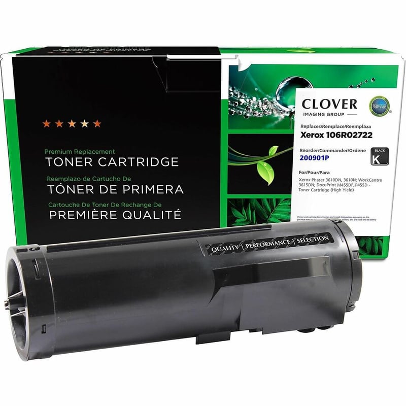 Clover Imaging Remanufactured High Yield Toner Cartridge for Xerox 106R02722 - Thumbnail 2