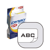 DYMO LABELMANAGER D1 TAPE 6MMX7M 1/4X23 BK/WH GLOBAL