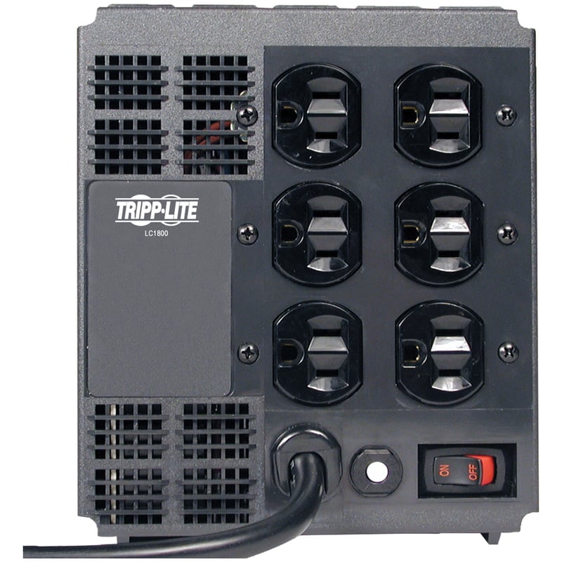 Tripp Lite by Eaton 1800W 120V Power Conditioner with Automatic Voltage Regulation (AVR) AC Surge Protection 6 Outlets - Thumbnail 5