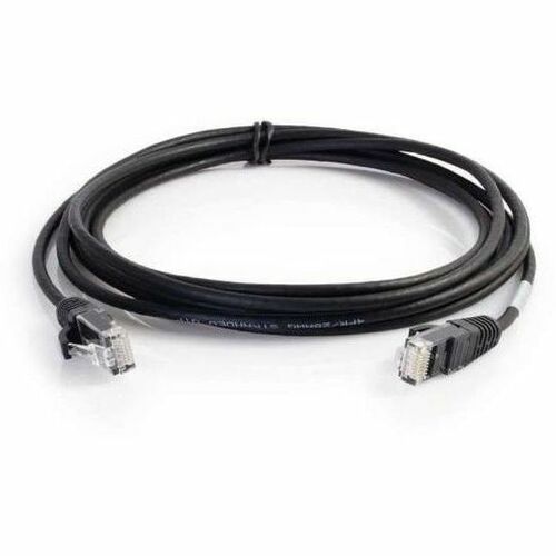 Quiktron Q-Series 28 AWG CAT6 Patch Cable, Black, 6 FT