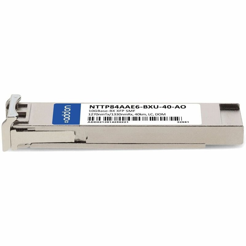 AddOn Ciena® NTTP84AAE6-BXU-40 Compatible TAA 10GBase-BX XFP Transceiver (SMF, 1270nmTx/1330nmRx, 40km, LC, DOM) - Thumbnail 2