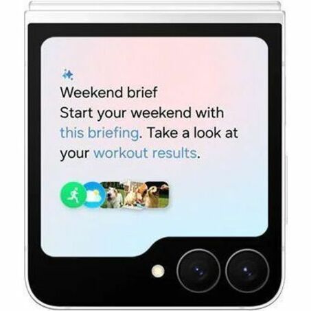 GALAXY Z FLIP7 FE 256GB (UNLOCKED) WHITE - Thumbnail 3