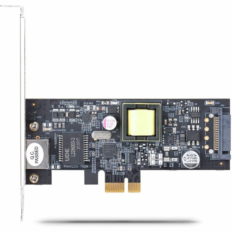StarTech.com 1-Port 2.5Gbps PCI Express PoE Network Card, Intel I225-V, PCIe 802.3af/at PoE+ Multi-Gigabit NIC, SATA Powered Ethernet Card - Thumbnail 5