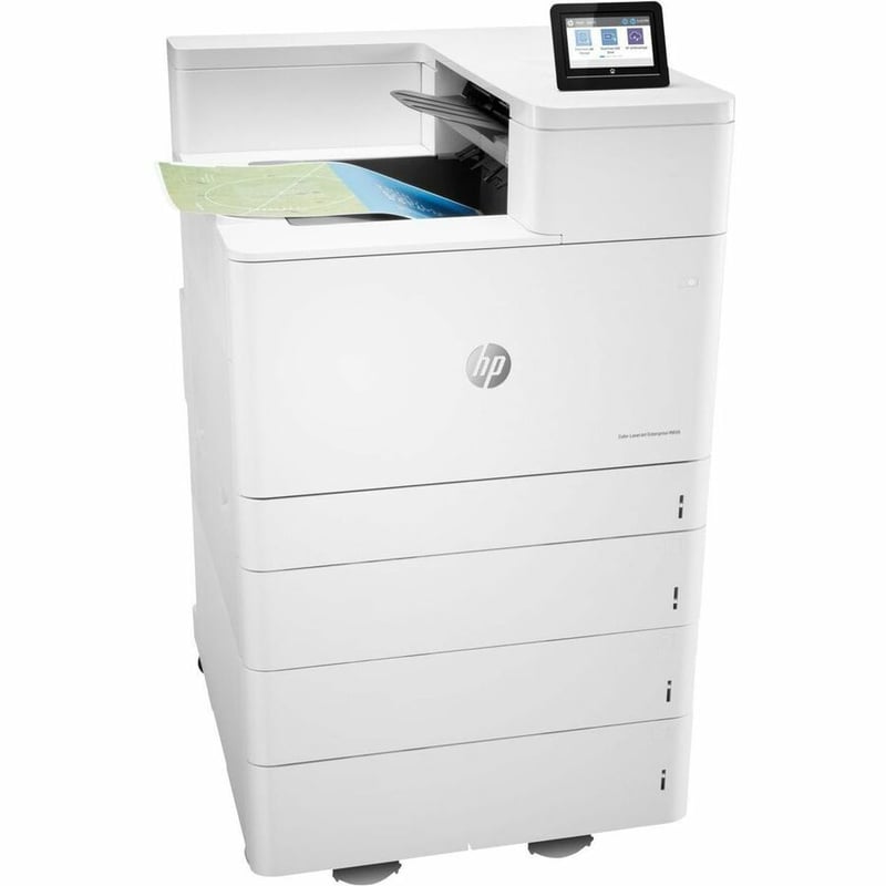 HP M856 M856x Floor Standing Laser Printer - Color - Thumbnail 3