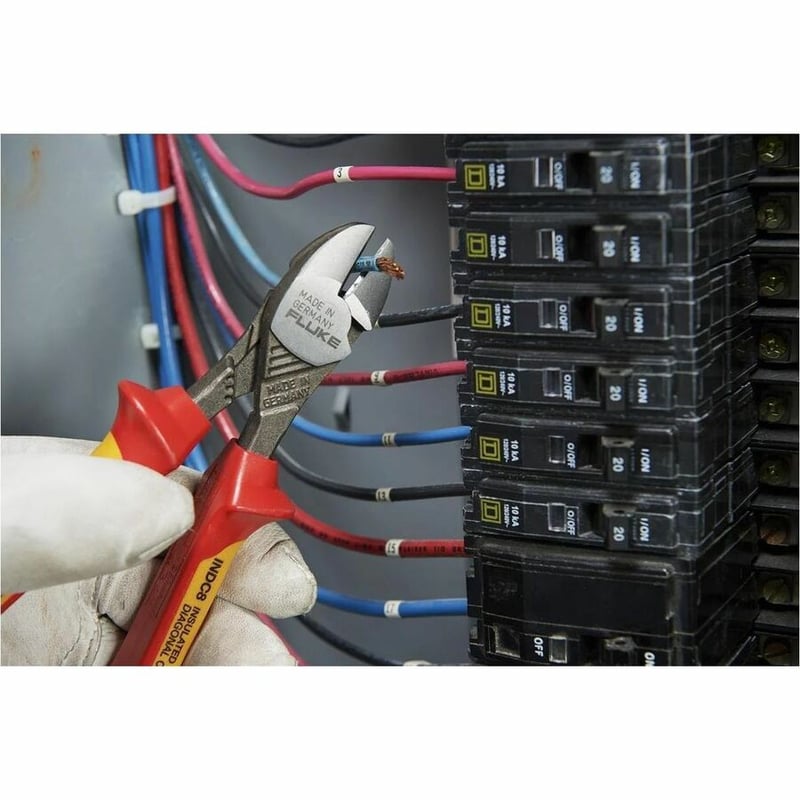 INSULATED HIGH LEVERAGE DIAGONAL CUTTER 8 IN 200MM 1000V - Thumbnail 3