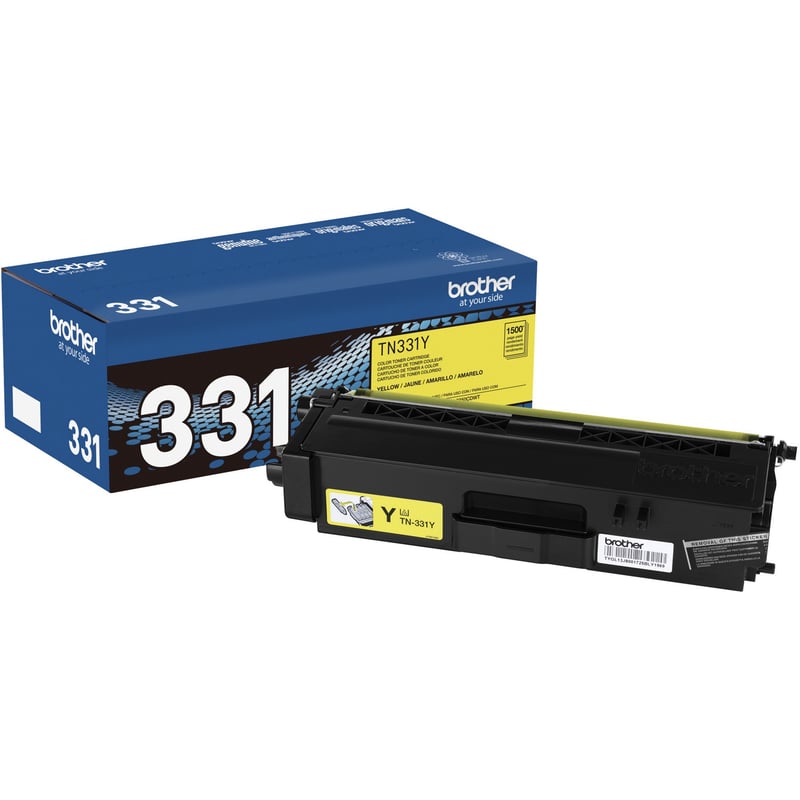 Brother Genuine TN331Y Yellow Toner Cartridge - Thumbnail 1