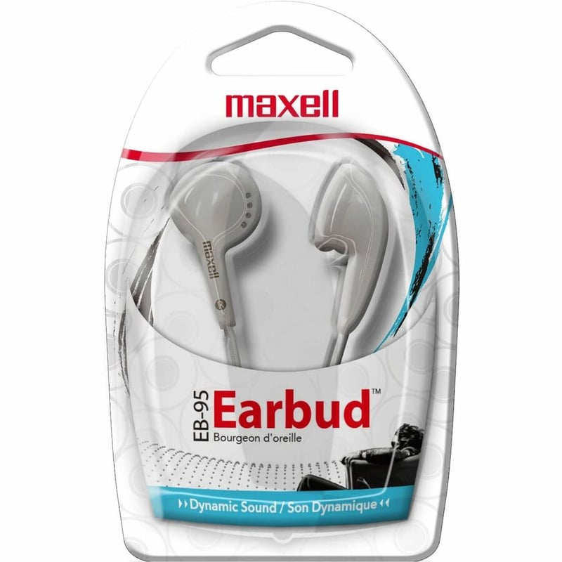 Maxell EB-95 White Earbuds - Thumbnail 3