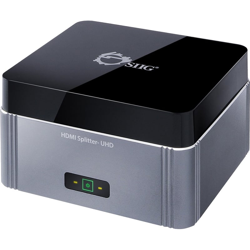 SIIG Premium 2-Port HDMI Splitter with EDID - 4Kx2K 60Hz - Thumbnail 1