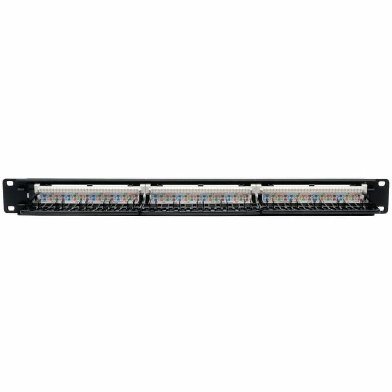 Tripp Lite by Eaton 24-Port Cat6 Cat5 Patch Panel Rackmount 110 Punch Down RJ45 Ethernet 1URM - Thumbnail 4