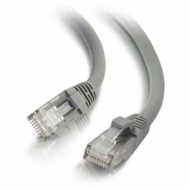 Quiktron Q-Series Patch Cords, CAT6, booted, Gray, 50 FT - Thumbnail 2