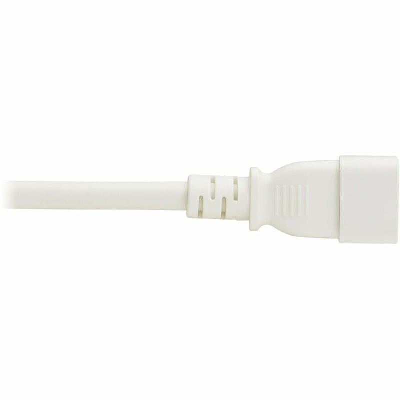 POWER CORD C14 C21 HEAVY-DUTY 15A 250V 14 AWG 5FT WHITE - Thumbnail 5