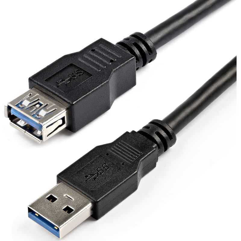 StarTech.com 2m Black SuperSpeed USB 3.0 (5Gbps) Extension Cable A to A - M/F - Thumbnail 1