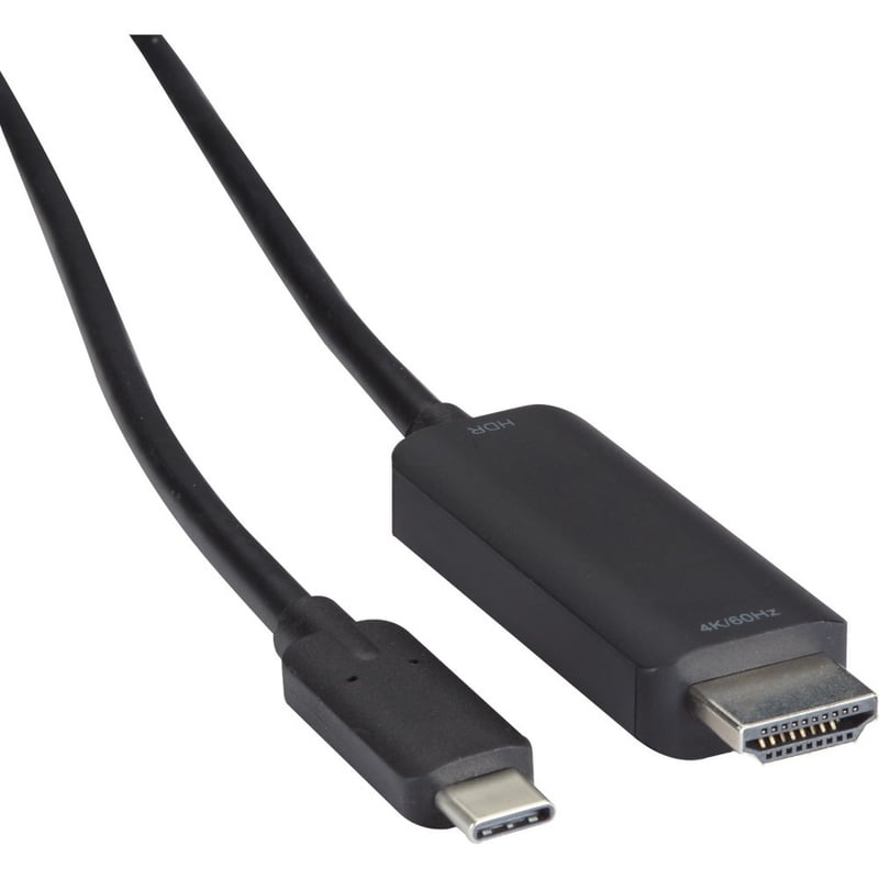 Black Box USB-C to HDMI Active Adapter Cable, 4K60, HDR, 10ft - Thumbnail 2