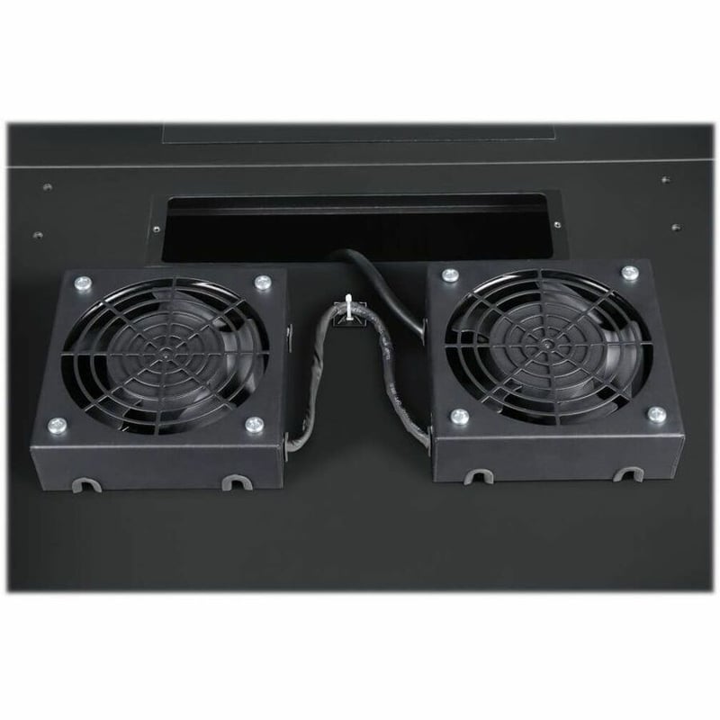 Tripp Lite by Eaton SmartRack Wall-Mount Roof Fan Kit - Dual 230V High-Performance Fans 210 CFM 3 ft. (0.91 m) Cord C14 Input - Thumbnail 5