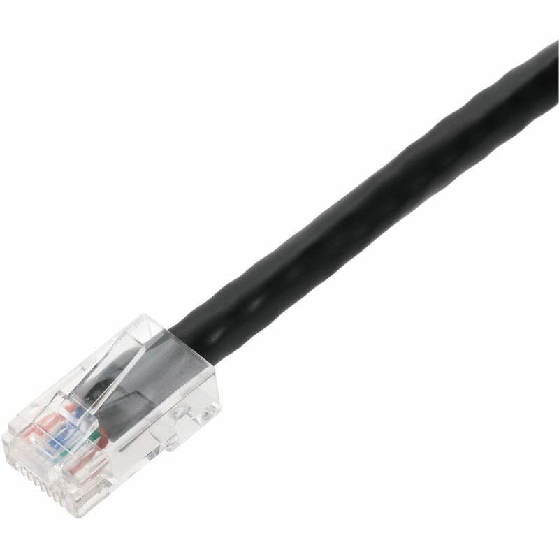 AddOn 6ft Black CAT 5E PVC Ethernet Cable Non-Booted RJ-45 M/M - Thumbnail 2