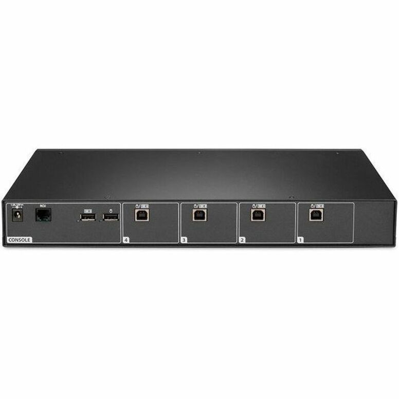 Vertiv Avocent Cybex SCKM100 Secure Desktop KVM Switch, 4 Port, Dedicated Peripheral Port, NIAP Version 4.0 Certified, TAA Compliant (SCKM140PP4-400) - Thumbnail 4