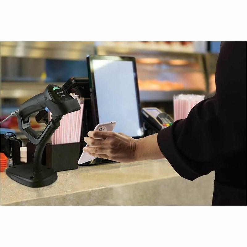 DATALOGIC HANDHELD BARCODE READER 1D LED BLACK - Thumbnail 2