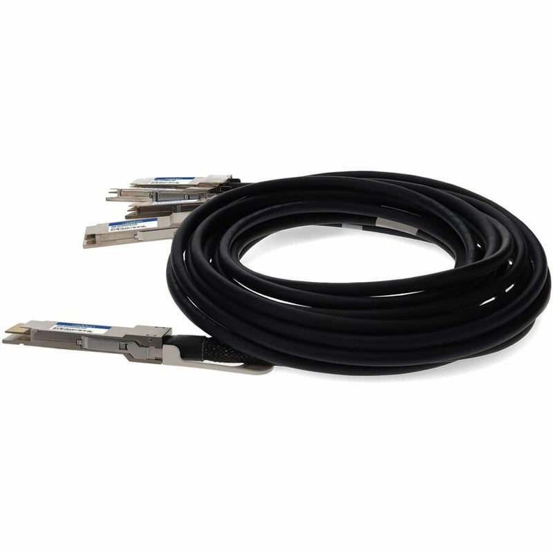 AddOn Cisco® QDD-400-CU2M to Mellanox® MCP7F60-W002R26 Compatible TAA Compliant 400GBase-CU QSFP-DD 400G to 4xQSFP56 100G PAM-4 Direct Attach Cable (Passive Twinax, 2m) - Thumbnail 2