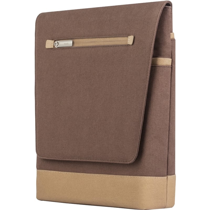 Moshi Aerio Lite Carrying Case (Messenger) for 12" Apple iPad - Cocoa Brown - Thumbnail 1