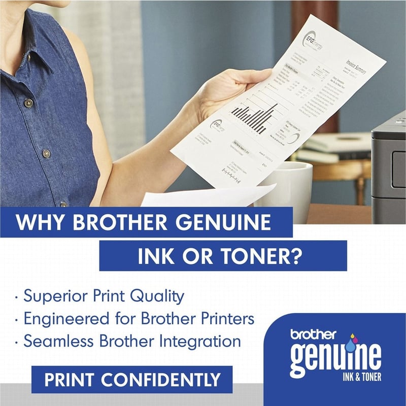 Brother Genuine TN630 Black Toner Cartridge - Thumbnail 2
