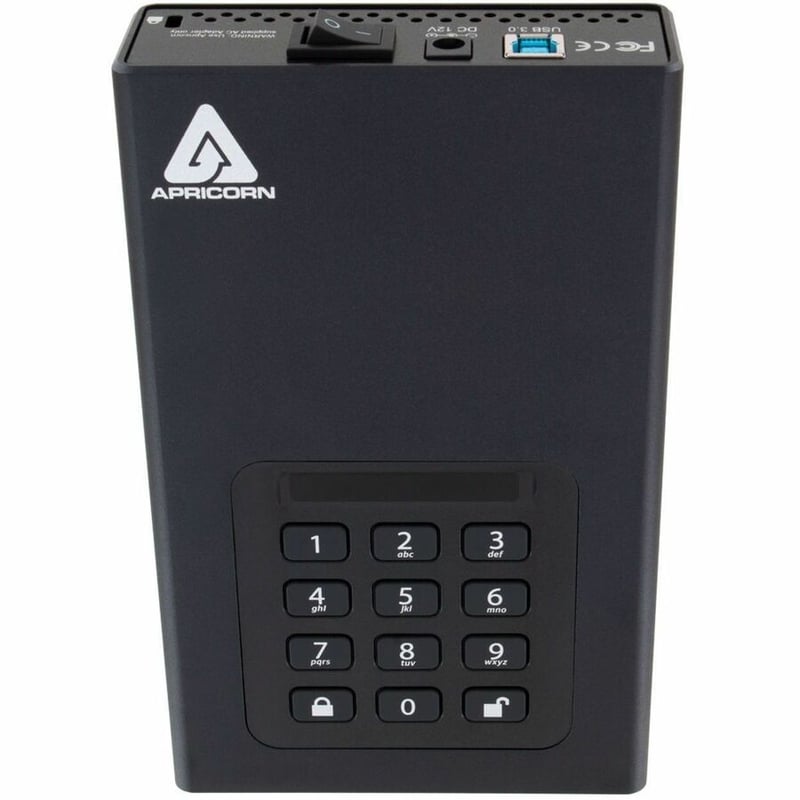 20TB AEGIS PADLOCK DT SECURE USB 3.0 256-BIT AES HW ENCRYPTION - Thumbnail 4
