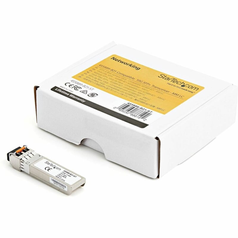 StarTech.com HPE 455889-B21 Compatible SFP+ Module - 10GBASE-LRM 10GE Gigabit Ethernet SFP+ 10GbE Multi Mode Fiber Optic Transceiver 200m - Thumbnail 3