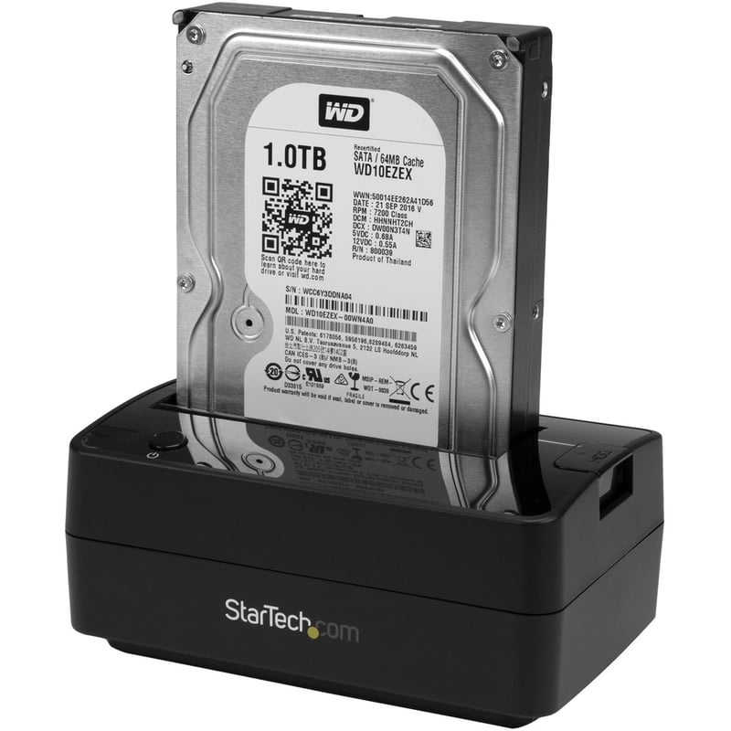 StarTech.com Single Bay USB 3.1 / eSATA to SATA Hard Drive Docking Station, USB 3.1 (10 Gbps)/eSATA Hard Drive Dock, 2.5/3.5" SATA HDD/SSD - Thumbnail 2