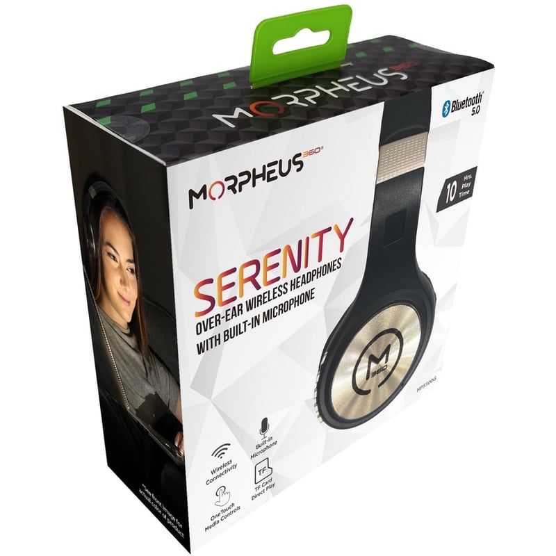MORPHEUS 360 SERENITY WIRELESS OVER-THE-EAR HEADPHONES, BLUETOOTH 5.0 HEADSET WI - Thumbnail 4