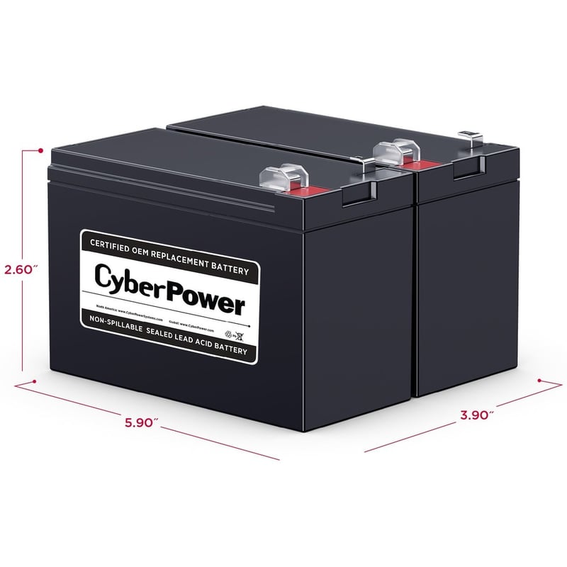 CyberPower RB1270X2C Replacement Battery Cartridge - Thumbnail 3