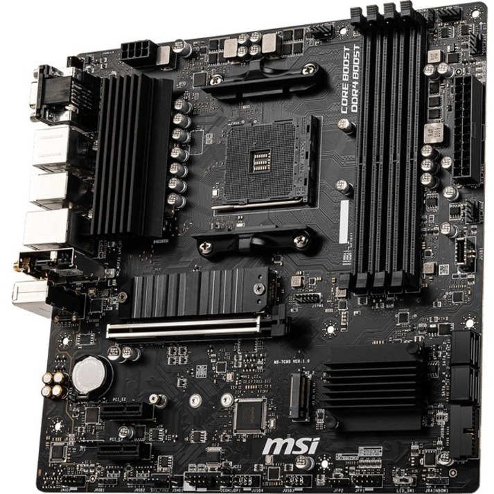 MSI B550M PRO-VDH WIFI Desktop Motherboard - AMD B550 Chipset - Socket AM4 - Micro ATX - Thumbnail 5