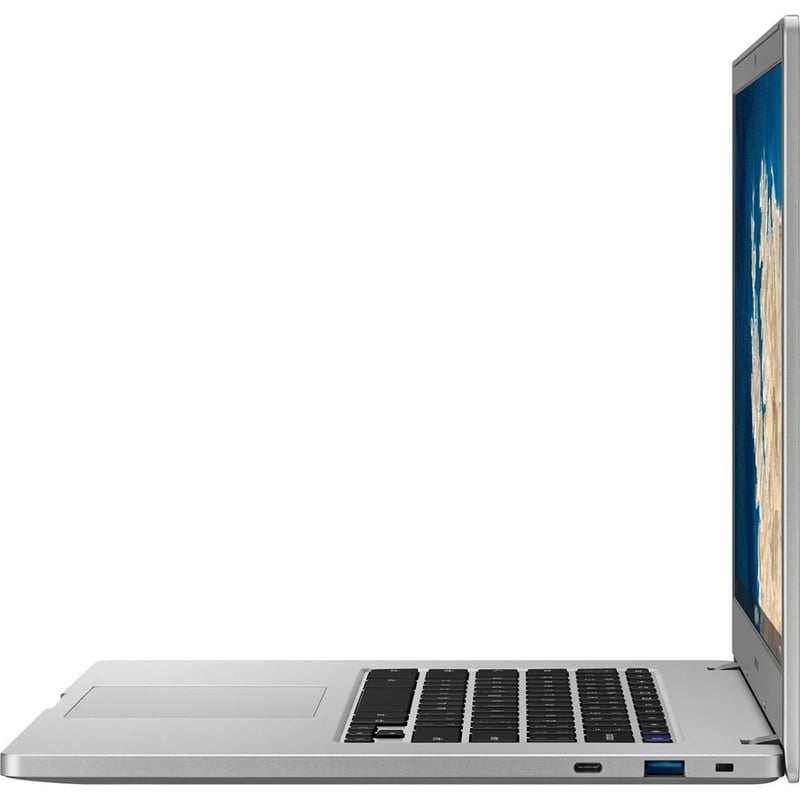 Samsung Chromebook 4+ XE350XBA 15.6" Chromebook - Full HD - 1920 x 1080 - Intel Celeron N4000 1.10 GHz - 4 GB Total RAM - 128 GB Flash Memory - Platinum Titan - Thumbnail 2