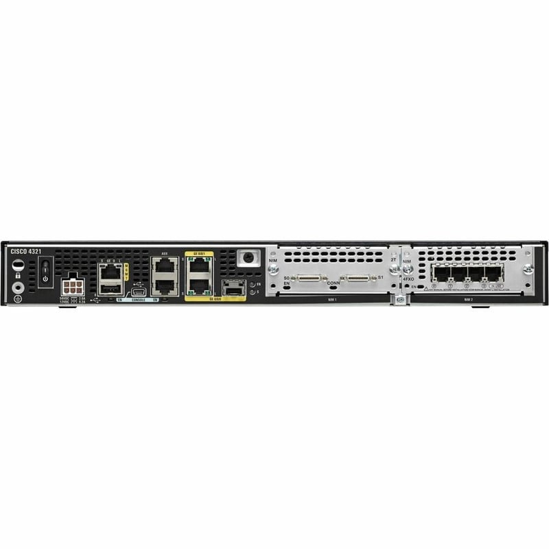 CISCOISR4321(2GE2NIM4GFLASH4GDRAMIPB)WTHDNASUBREMANUFACTURED - Thumbnail 5
