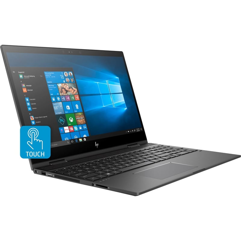 HP ENVY x360 15-cp0000 15-cp0076nr 15.6" Touchscreen Convertible 2 in 1 Notebook - AMD Ryzen 5 2500U - 12 GB - 1 TB HDD - Dark Ash Silver - Thumbnail 2