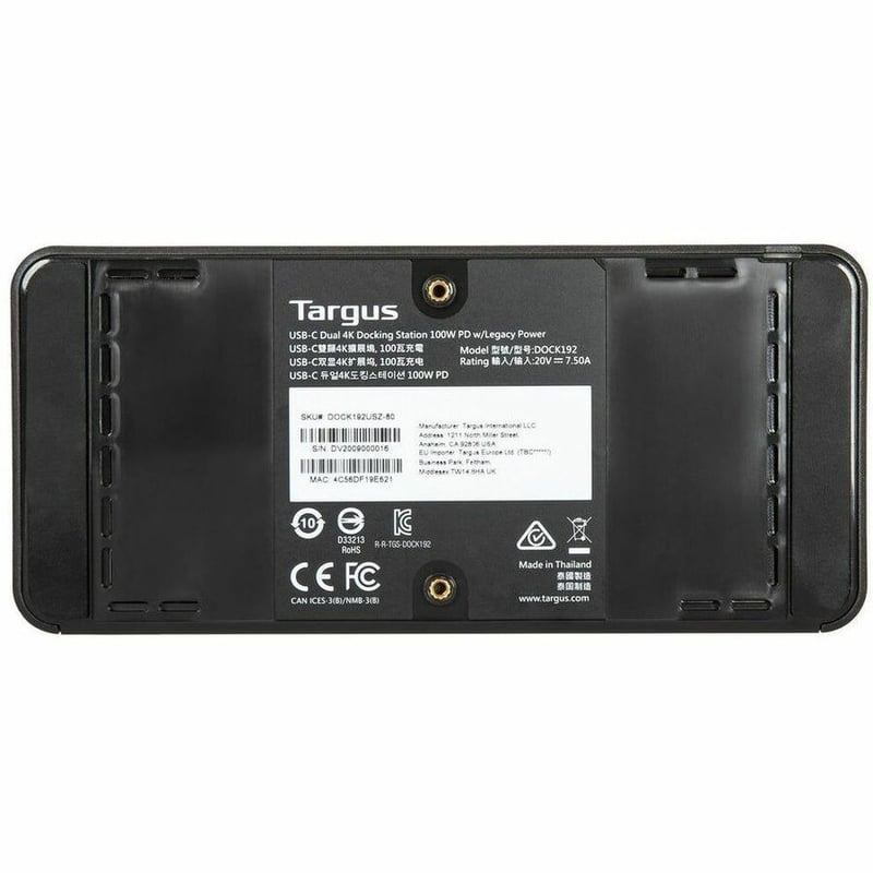 Targus DOCK192USZ Docking Station